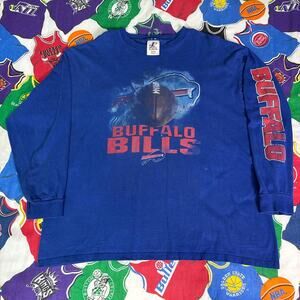 VTG Buffalo Bills NFL Super Bowl Mens Sz XL X-Large LS T-Shirt Football
